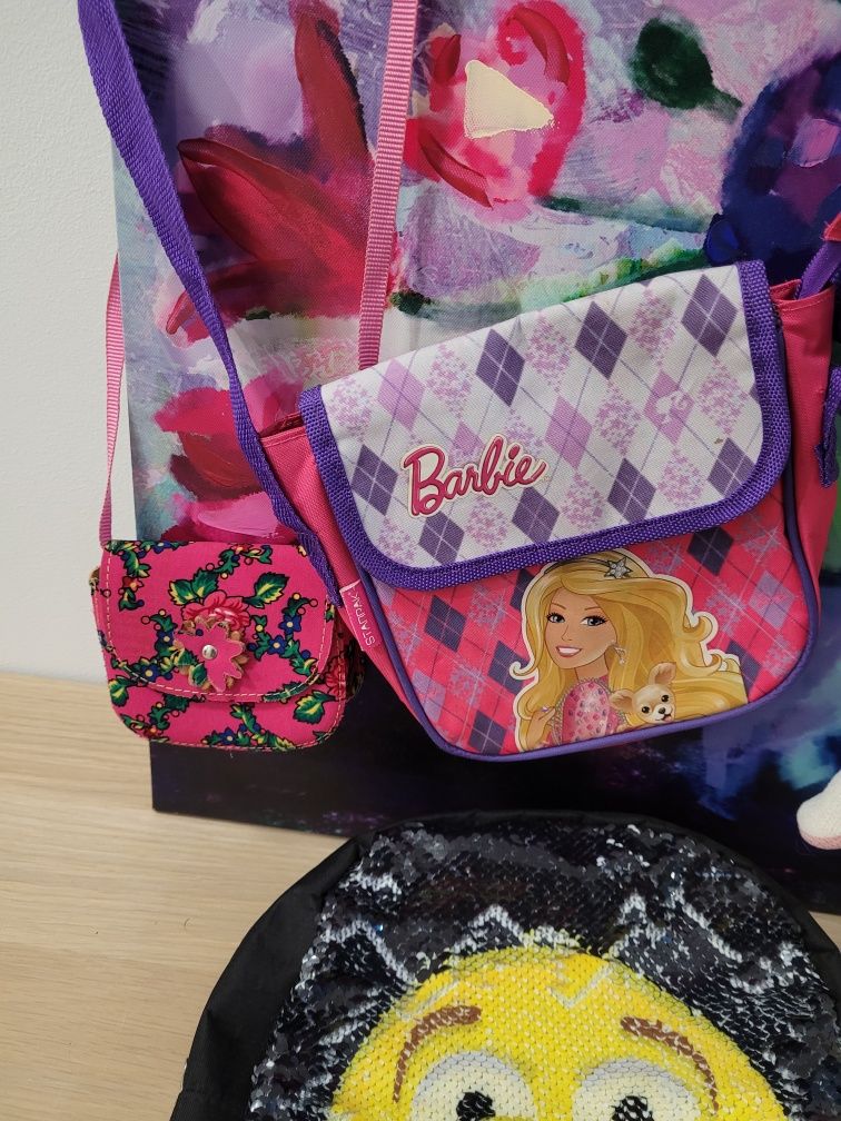 Zestaw dla dziewczynki torebka plecak królik Hello Kitty Barbie