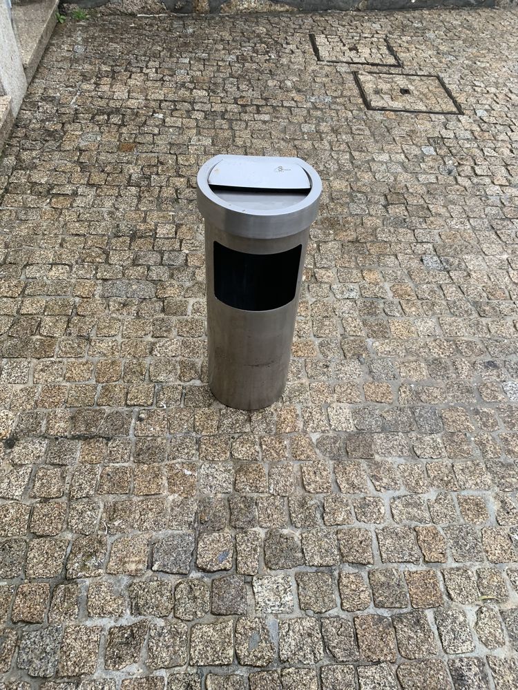 Cinzeiro paoeleira inox