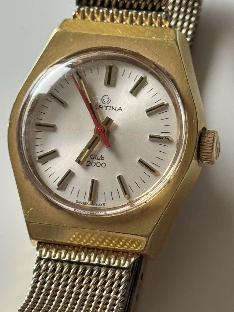 Zegarek Certina Club 2000, 17 jewels, Swiss made, wymiary 22/30mm