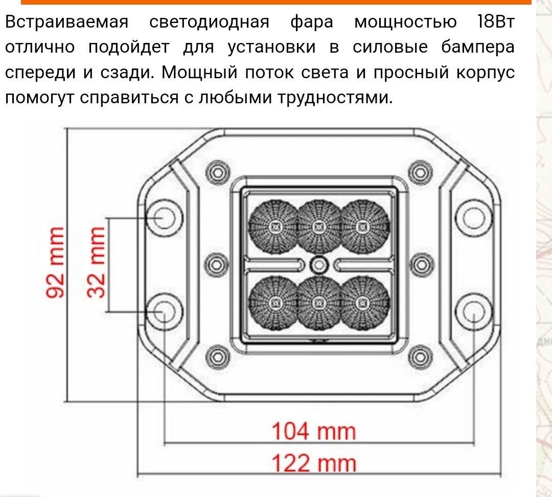Светодиодная фара