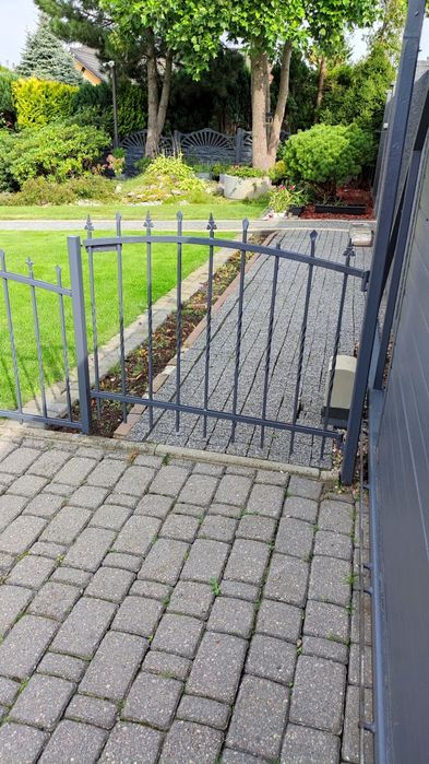 Ogrodzenie przęsło furtka z demontażu