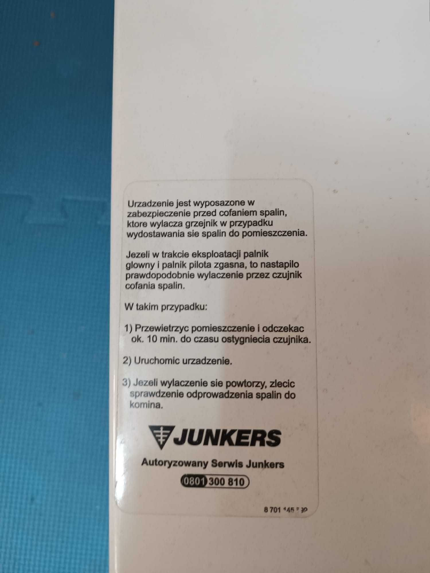 Terma Gazowa JUNKERS