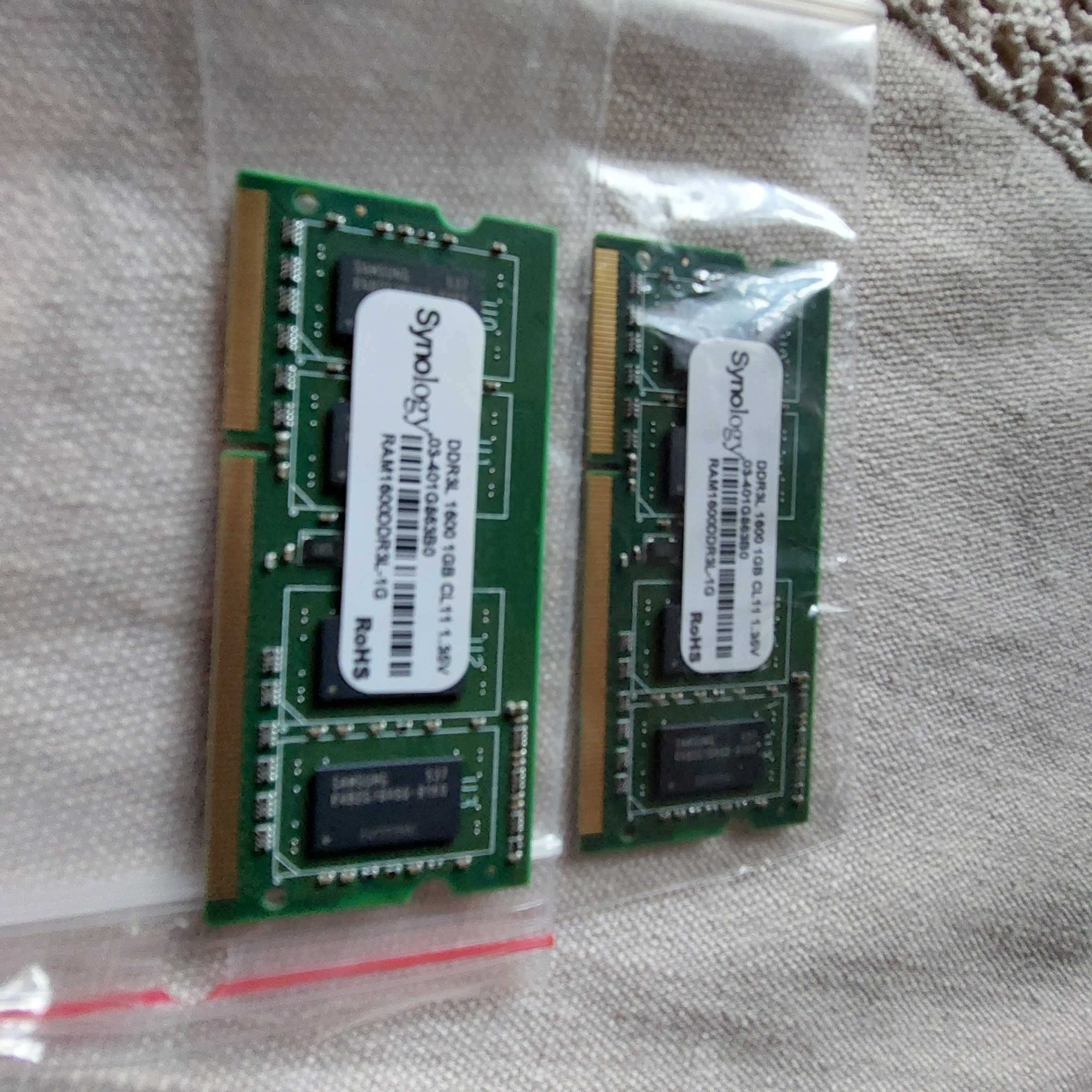 1 x Pamięć Synology DDR3L 1600 1GB CL11 1,35V RAM1600DDR3L-1G