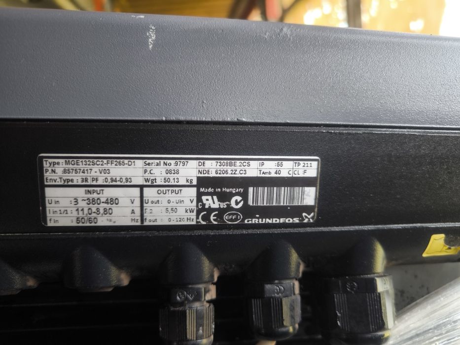 Silnik falownik pompy Grundfos 5,5kW falownik Grundfos