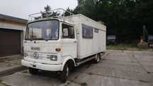 Mercedes LP 608 kamper laweta wywrotka zabytkowy