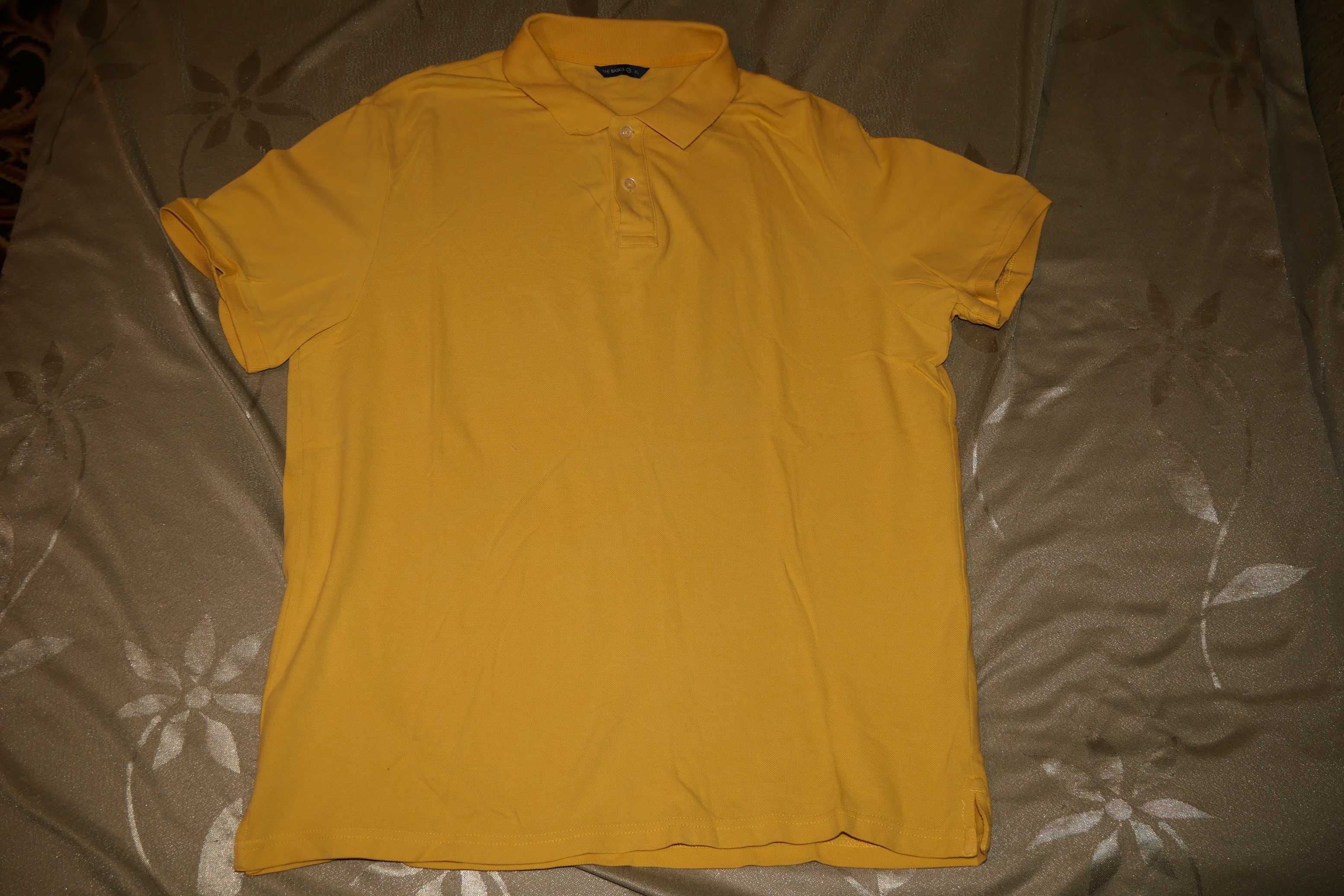 Koszula koszulka polo polówka podkoszulek tshirt z kołnierz C&A XL