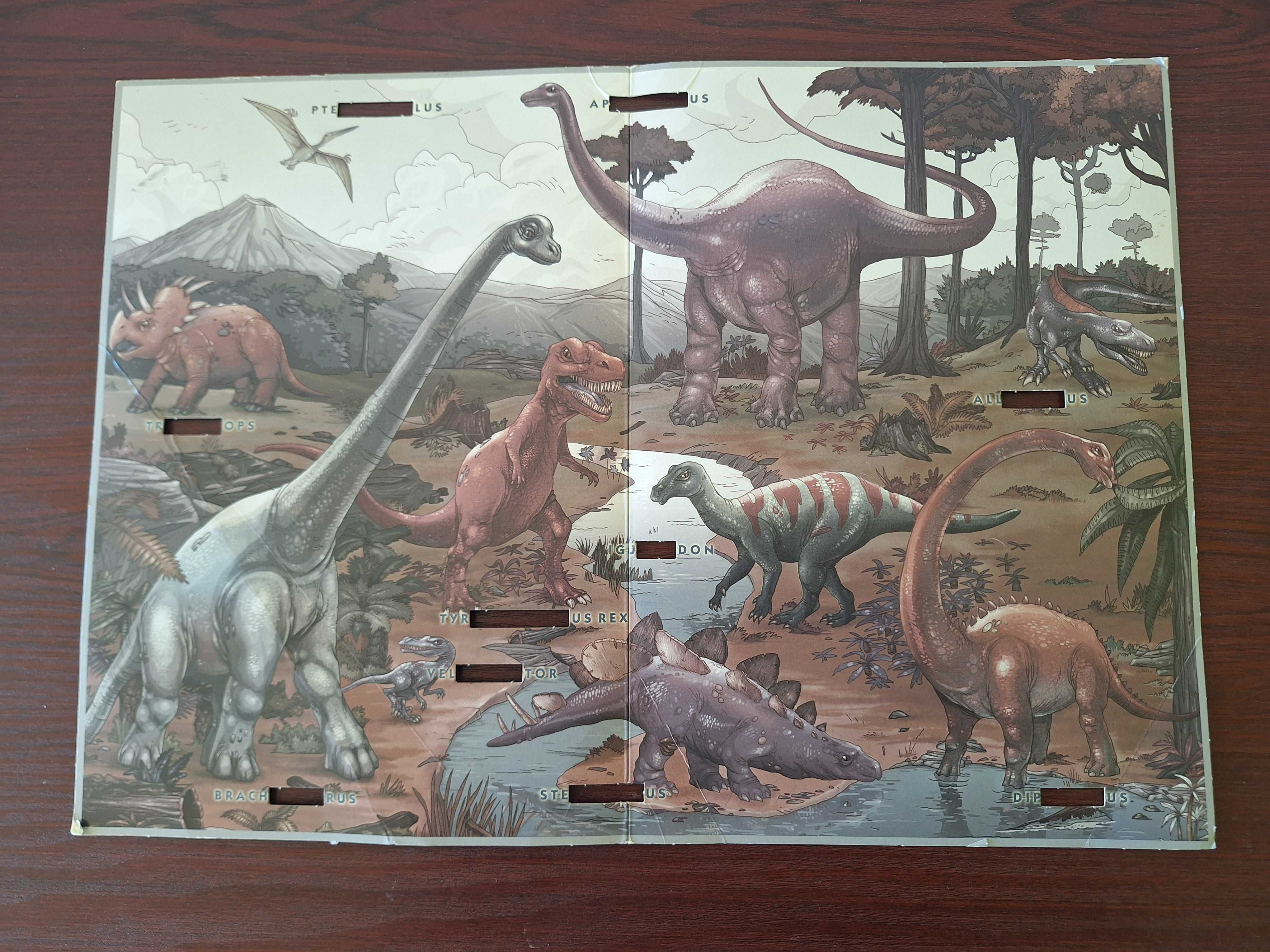 Puzzle Dino - duże elementy - dla najmłodszych. 104 el.