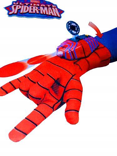 spiderman rękawica + wyrzutnia sieci - strzałki
