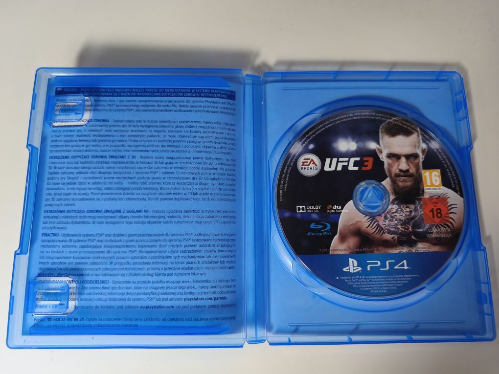 Gra Ps4 UFC 3 PL gry PlayStation 4 Sniper UFC GTA V Mafia Crash NFS GT