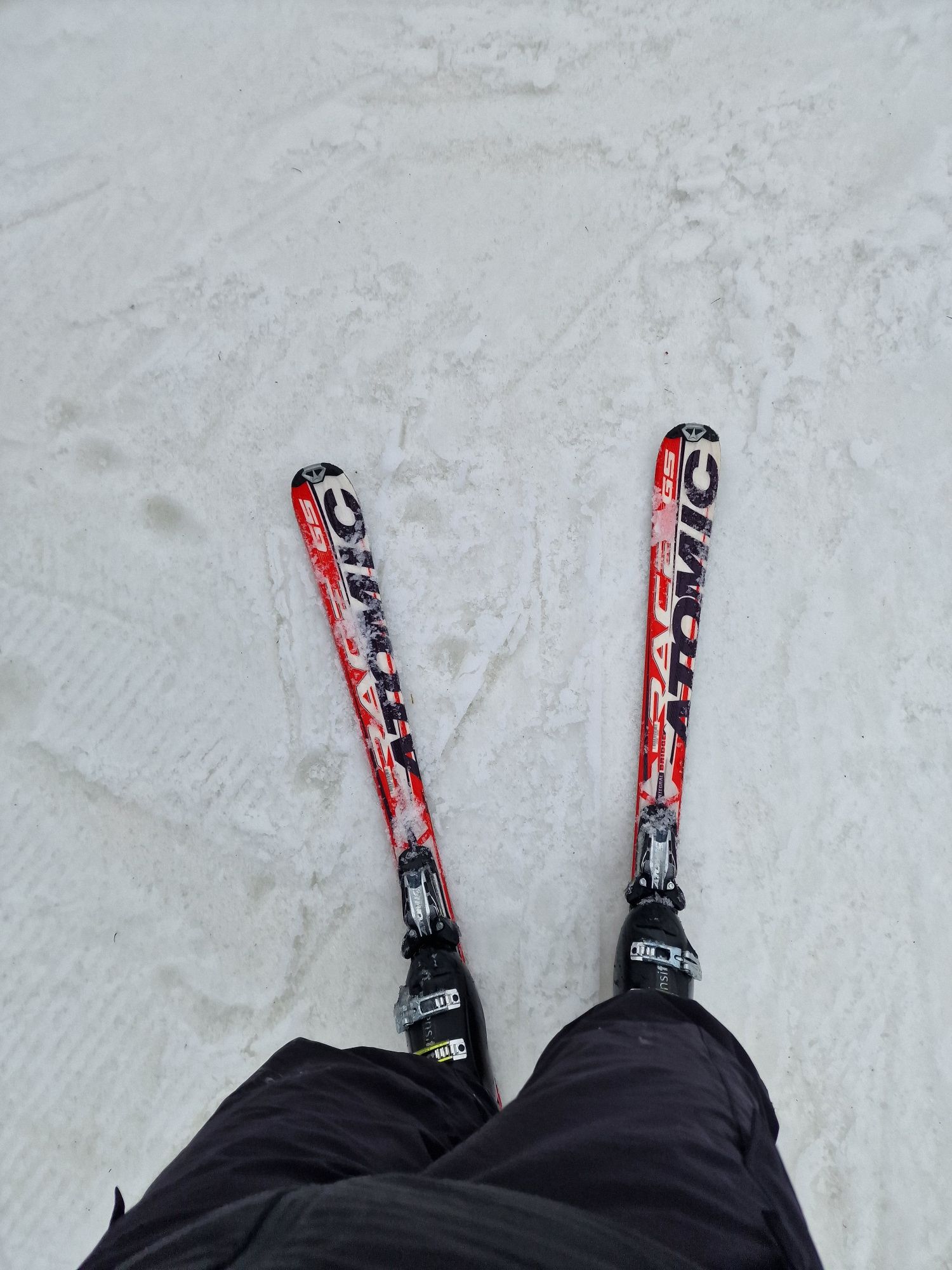 Narty Carvingowe Atomic Race GS 158cm + buty Salomon X-Wave 8 275mm