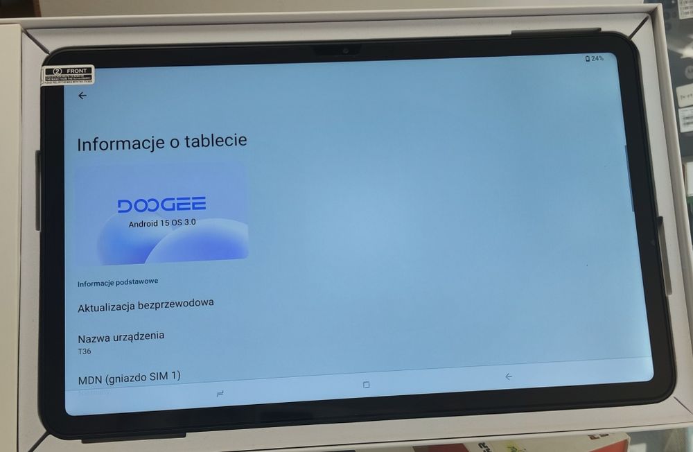 Tablet Doogee T36 8/256 GB od Halogsm Zgierz.