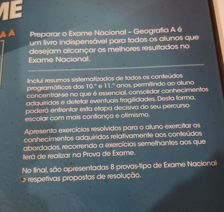 Preparar para o Exame Nacional Geografia A - 11° ano