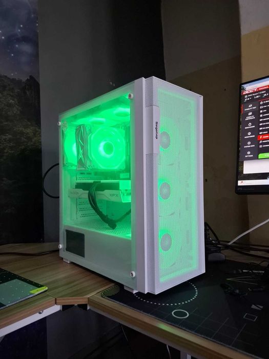 Ryzen 7 5700X | RX 9060XT | NOWY | ARGB | BIAŁY | Komputer do Gier