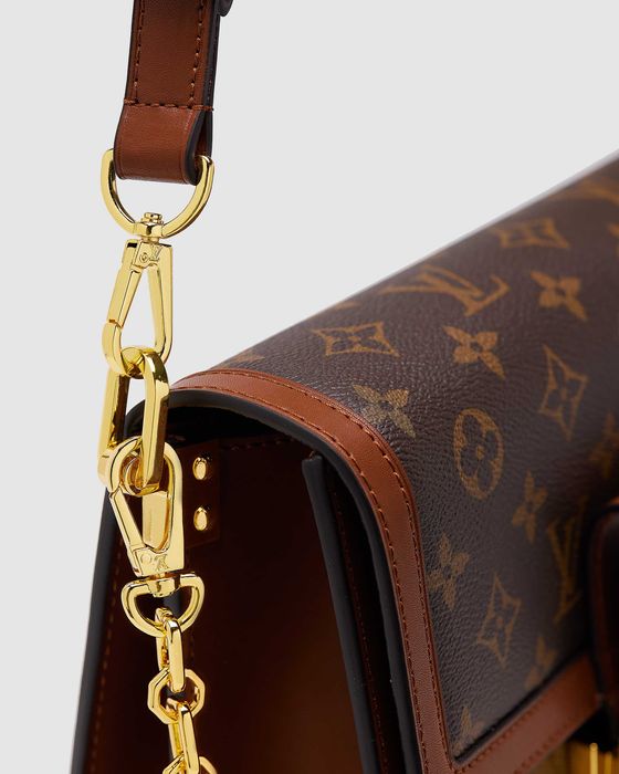 Сумка Louis Vuitton Dauphine MM Bag Brown LUXE