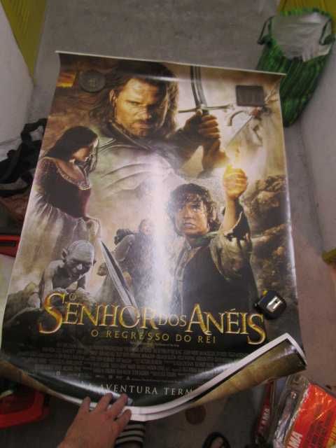 cartazes originais filmes usados nos cinemas O senhor dos anéis