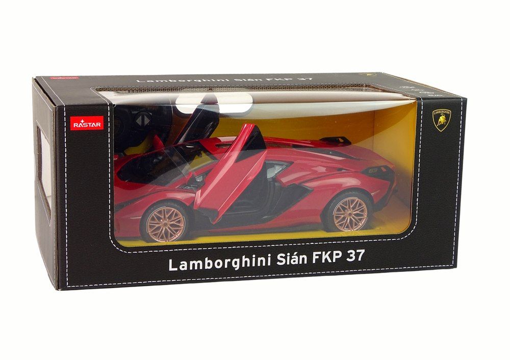 Auto R/C Lamborghini Sian FKP 37 Rastar 1:14 Czerwone Na Pilota