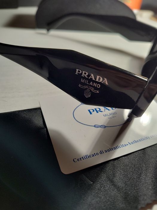 NOWE okulary przeciwsłoneczne prada UV czarne