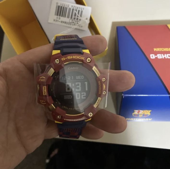 Nowy zegarek Casio G-Shock gbd-h1000bar-4er Barcelona Lewandowski