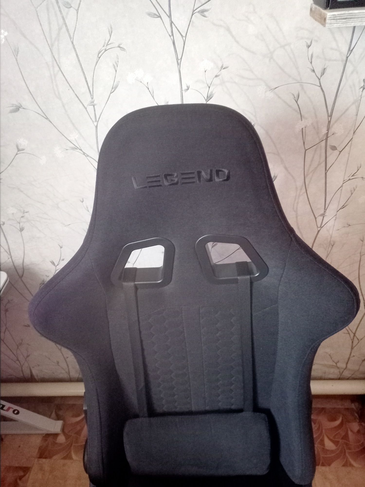 Игровое кресло NIBE черная ткань