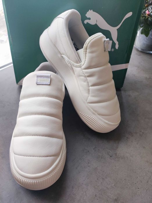 Кросівки шкіра Puma Suede Mayu Slip-On Leather Women's Shoes
