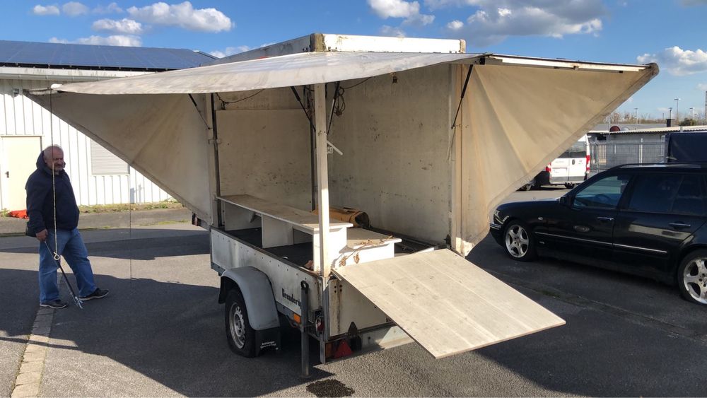 Okazja Przyczepa branderup , stragan , wystawa