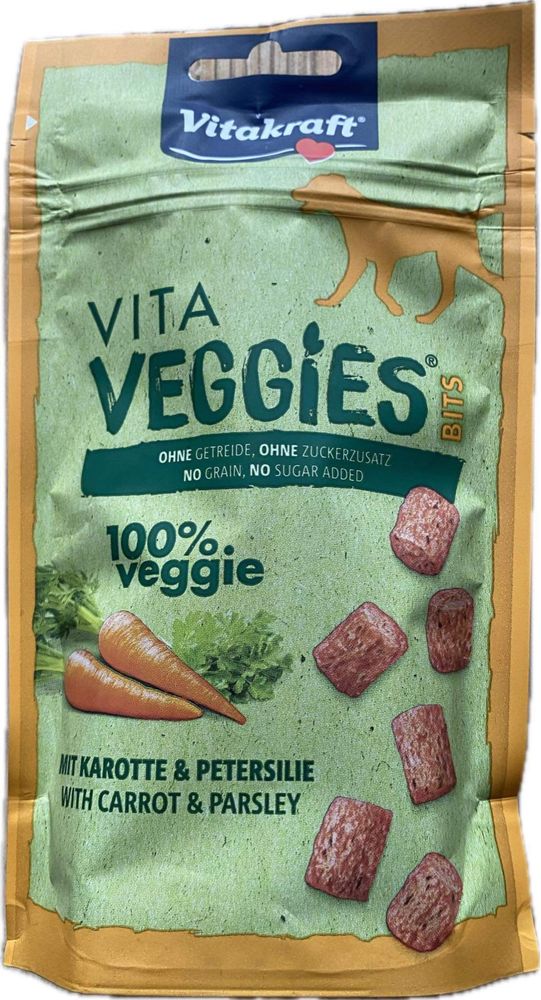 Przekąski wegańskie Vitakraft Veggie Bits Carrot 40 g