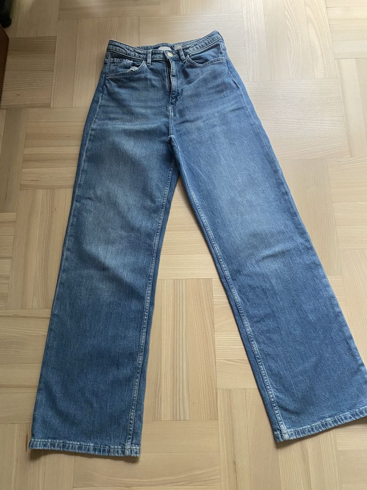 Jeansy dziewczęce H&M rozmiar 164 stan jak nowe
