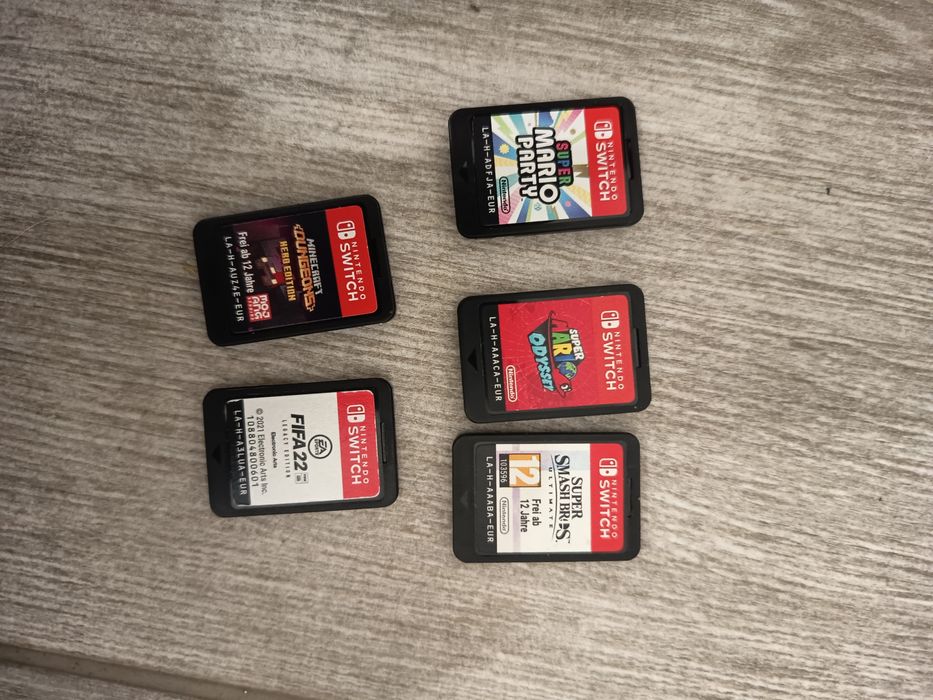 Jogos switch sem caixa