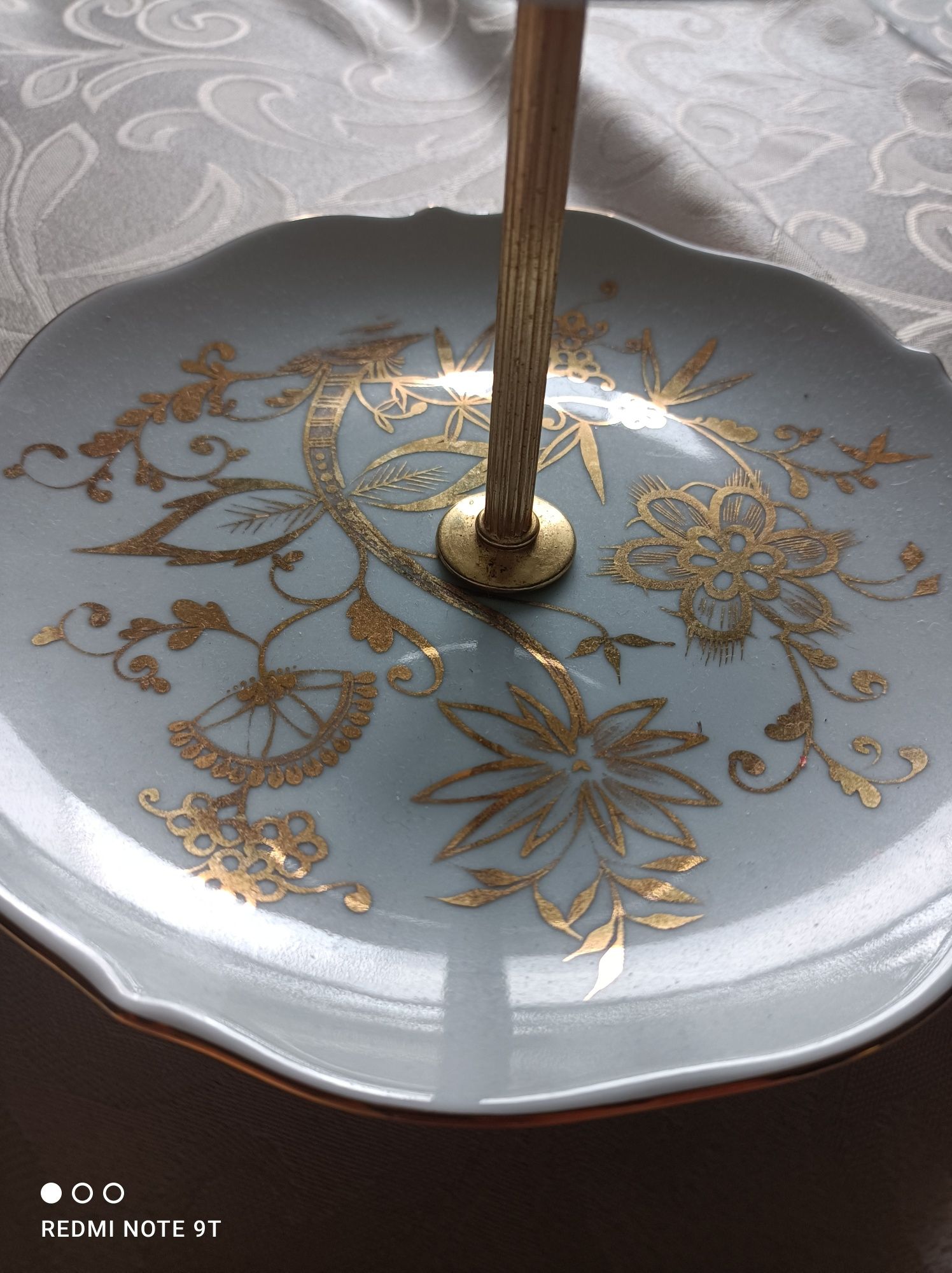 Patera dwupiętrowa porcelana Triptis