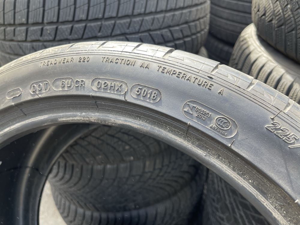 2xMichelin 225 40r18., 2018 6.7mm