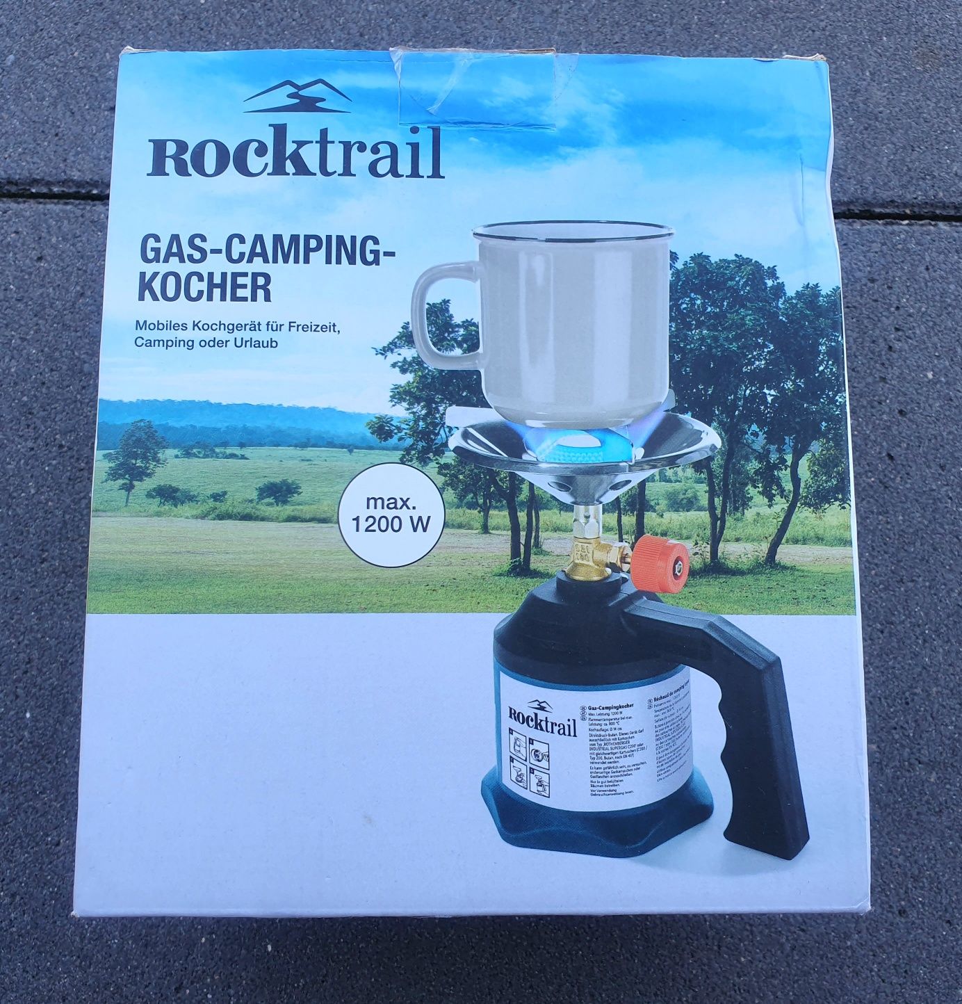 Rocktrail kuchenka gazowa kempingowa piknikowa gaz kartridż