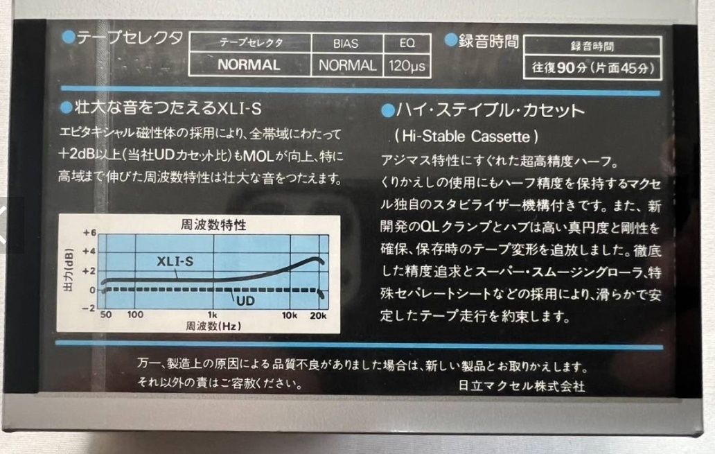 Cassette Maxell XLI-S C90