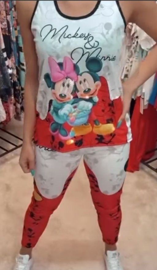 Conjunto Minnie e Mickey