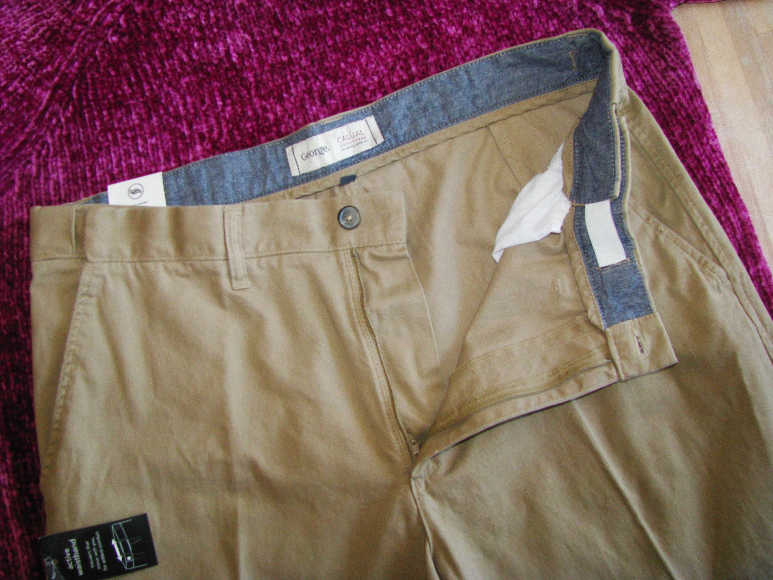 spodnie camel George 38/29