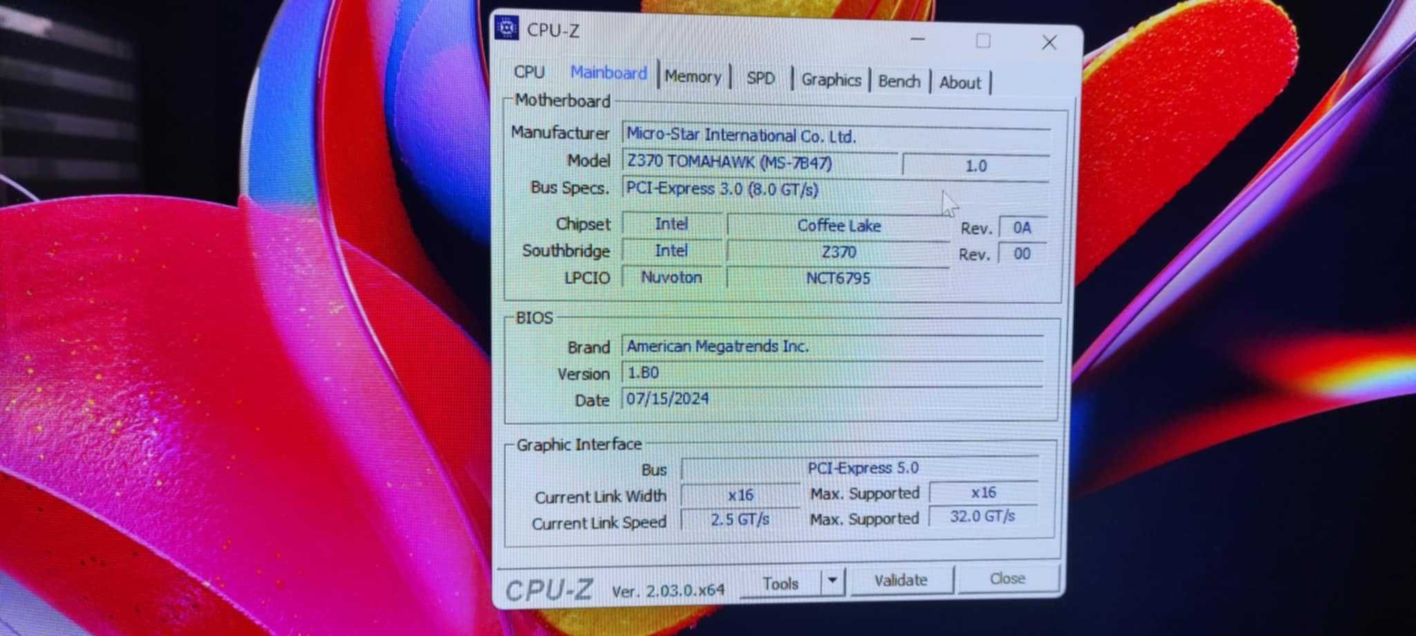 Procesori7 9700k płyta Z 370 TOMAHAWK 32gb ram ddr4 3200 +kar sieciowa