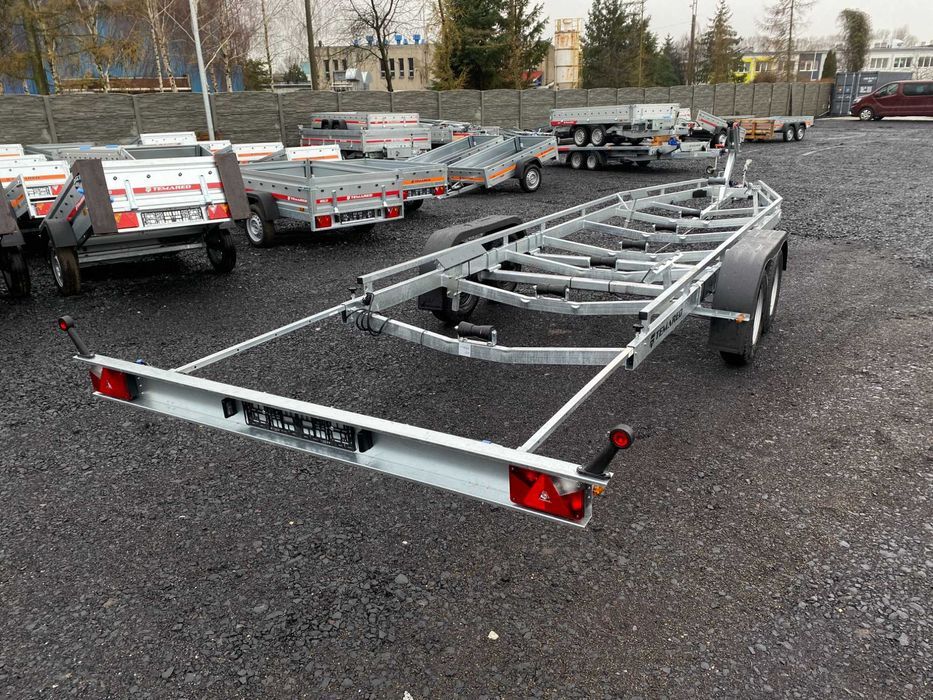 Przyczepa podłodziowa TEMARED do 8.16m 3000KG MOCNA jacht łódź DOSTAWA