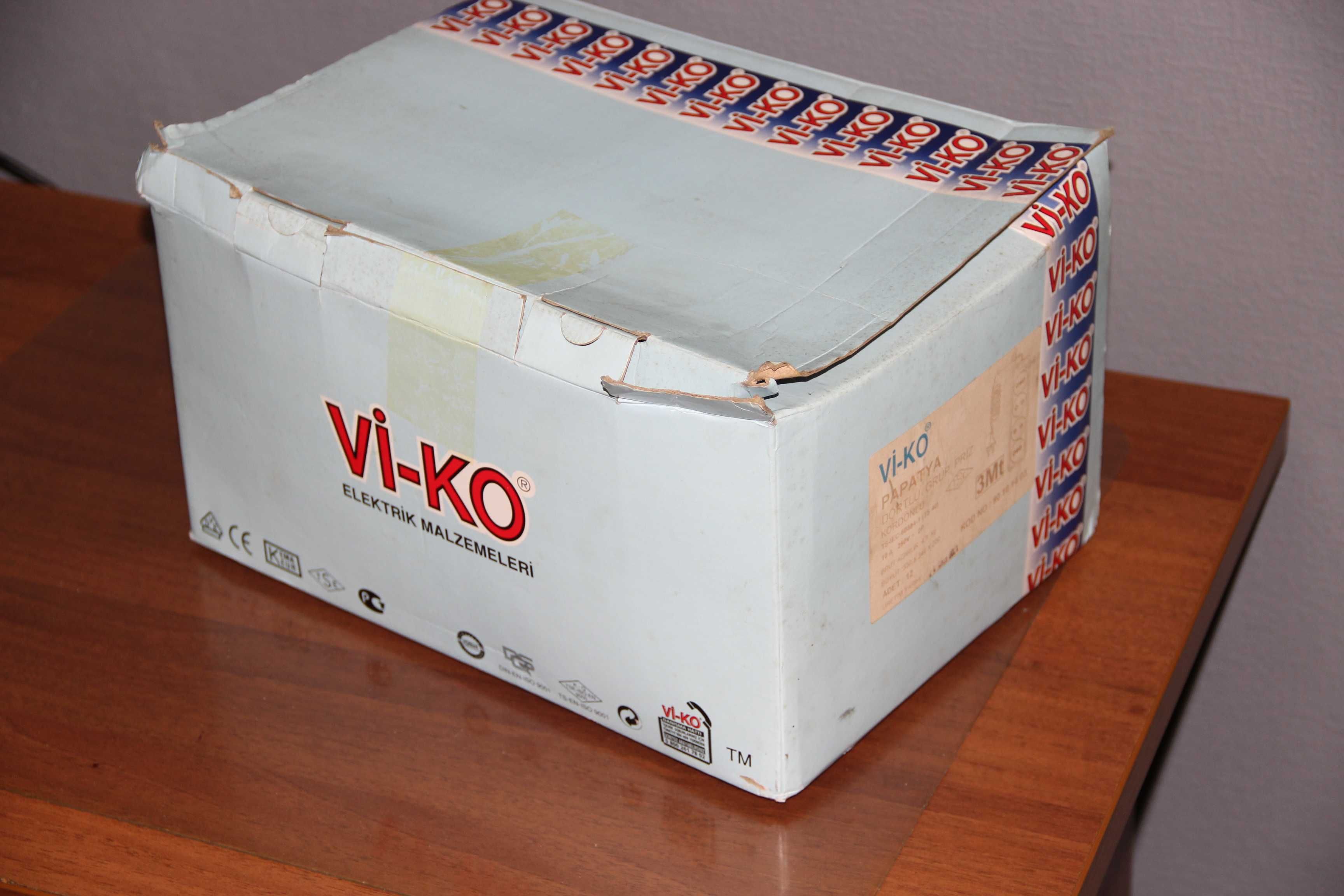 Мережевий подовжувач VIKO Multi-Let 4 гнізда 3 м без заземл 90 11 2403
