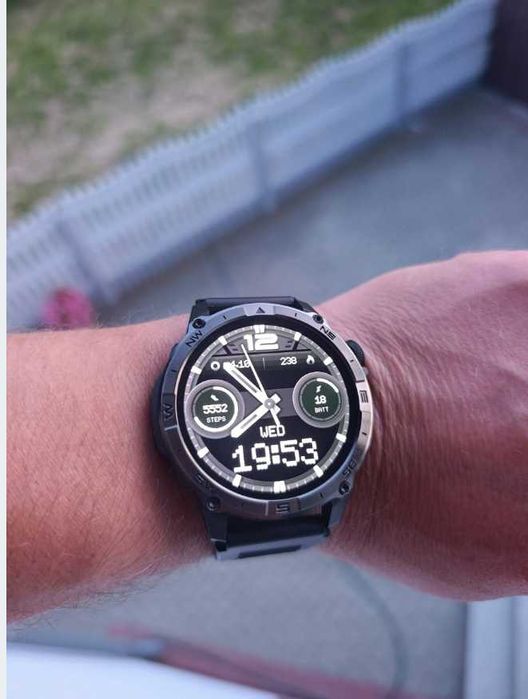 Sportowy smartwatch Wenom Explorer z GPS i pomiarem tlenu SpO2 NOWY fv