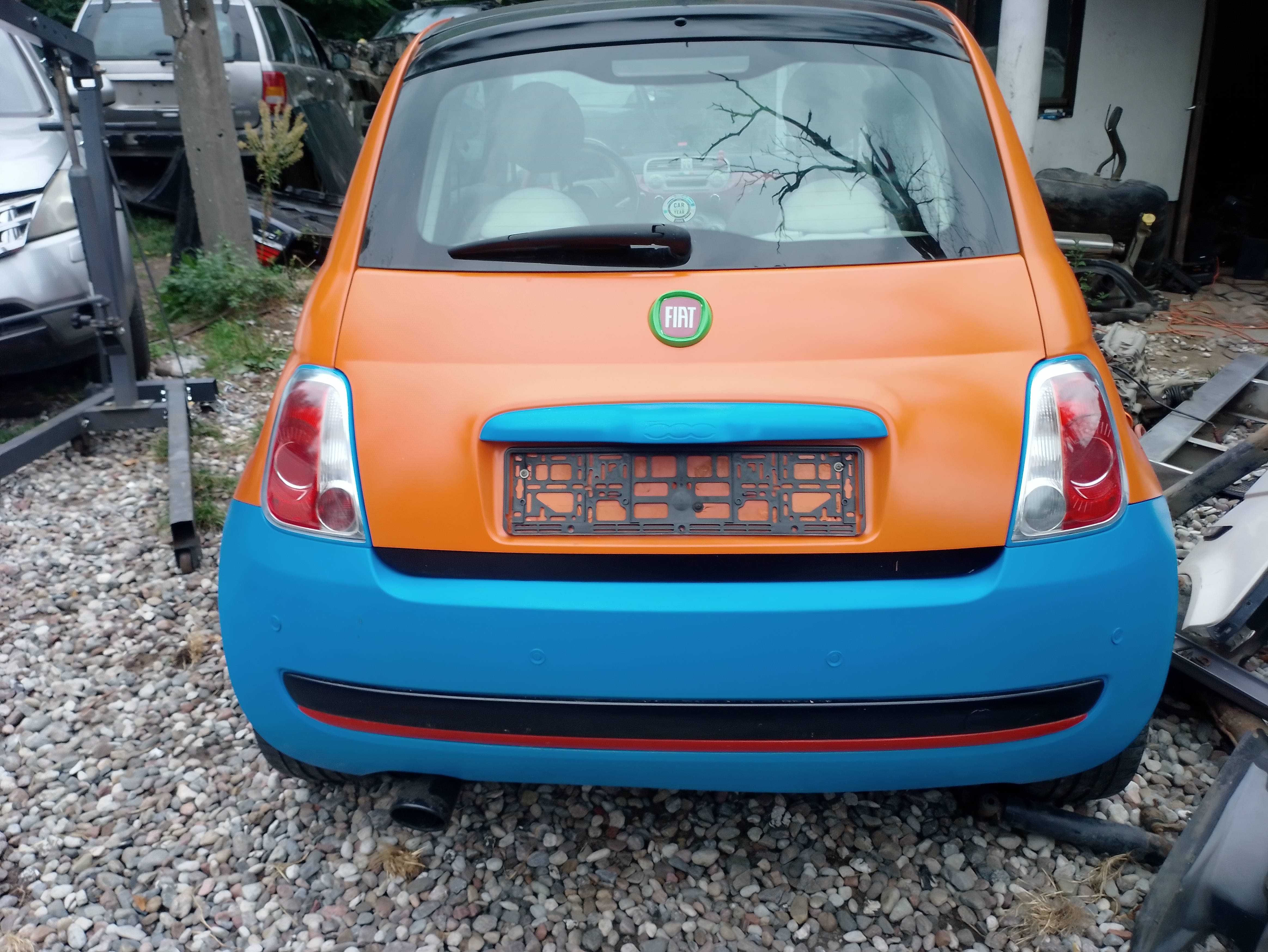 Fiat 500 błotnik zderzak przód tył zderzak klapa drzwi maska
