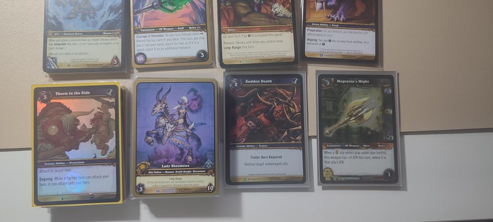 Conjunto cartas wow - Baixa de Preço!
