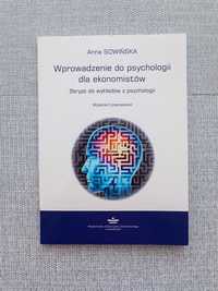 Wstęp do psychologii dla ekonomistów - Anna Sowińska