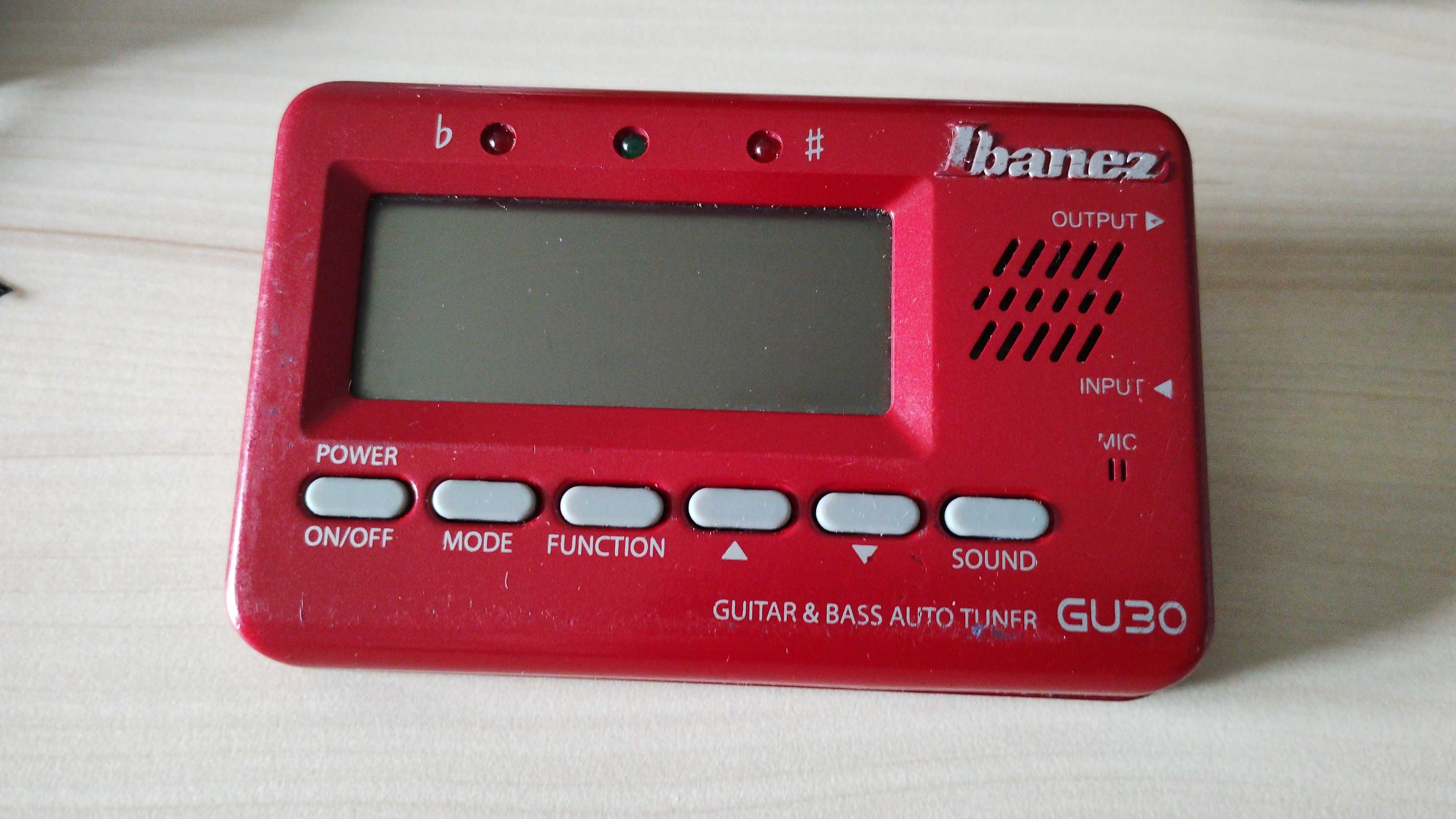 Ibanez gu30 tuner (stroik) gitarowy/basowy.