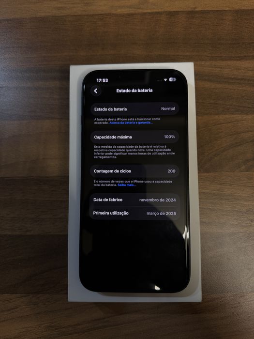 IPhone 16e 128Gb Black Novo COM GARANTIA