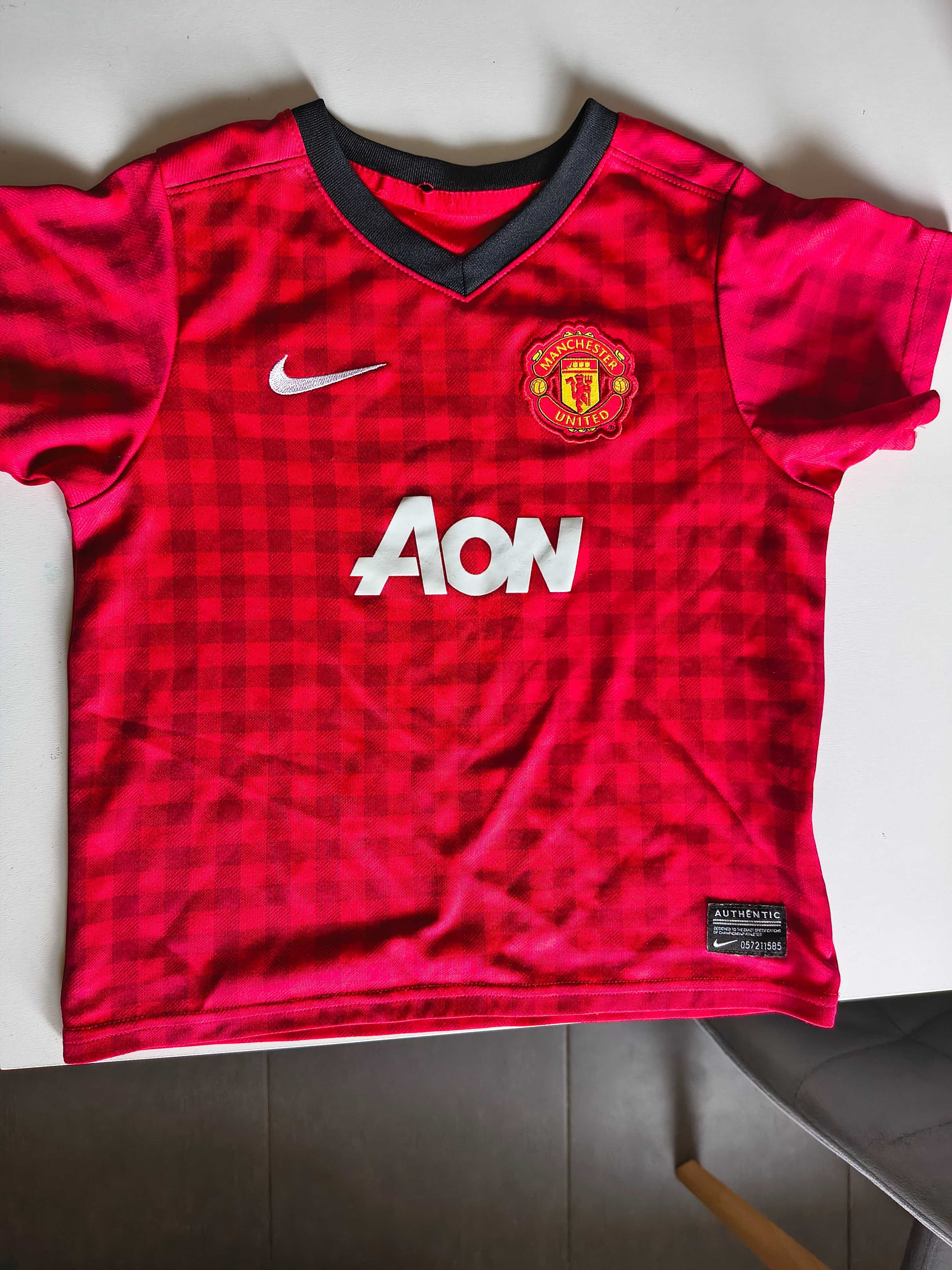 2x Bluzka  Manchester united Adidas Nike dziecieca