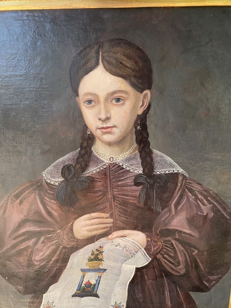 Obraz portret dziewczyny
