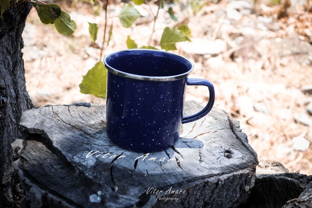 Copo/Caneca Vintage em Esmalte para Campismo|NOVO