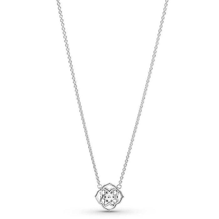 Oryginalna Pandora Naszyjnik kolia z płatkami róż - 45cm