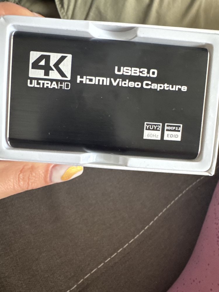 Karta przechwytująca HDMI 4K USB 3.0 – do PS5 / Switch /