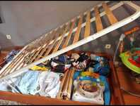 Cama de solteiro Baú