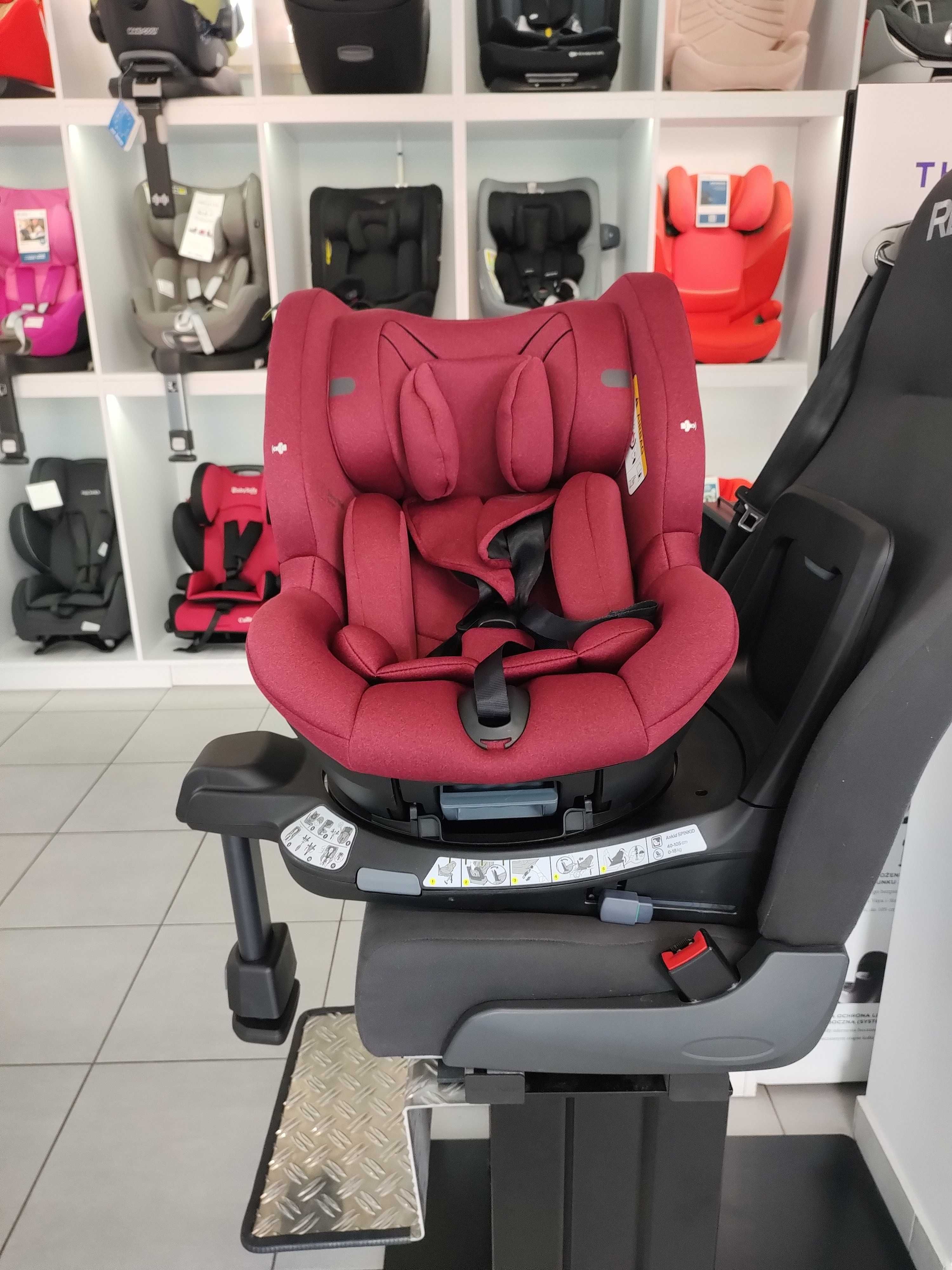 AXKID SPINKID I-SIZE obrotowy fotelik RWF 40-105 cm z ISOFIX